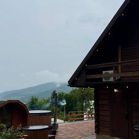 Z Widokiem Na Gory I Jezioro - Prywatny Basen, Sauna, Balia